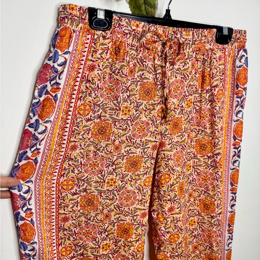 Rachel Zoe Marigold Market Linen-Blend Pants - Picture 2 of 8